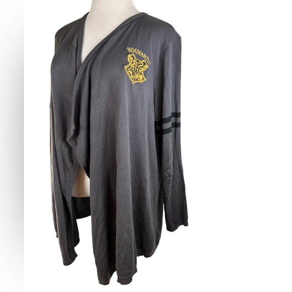 torrid Sweaters - Harry Potter Open Front Drape Cardigan Sweater Gray Women's Plus Size 2X H14851